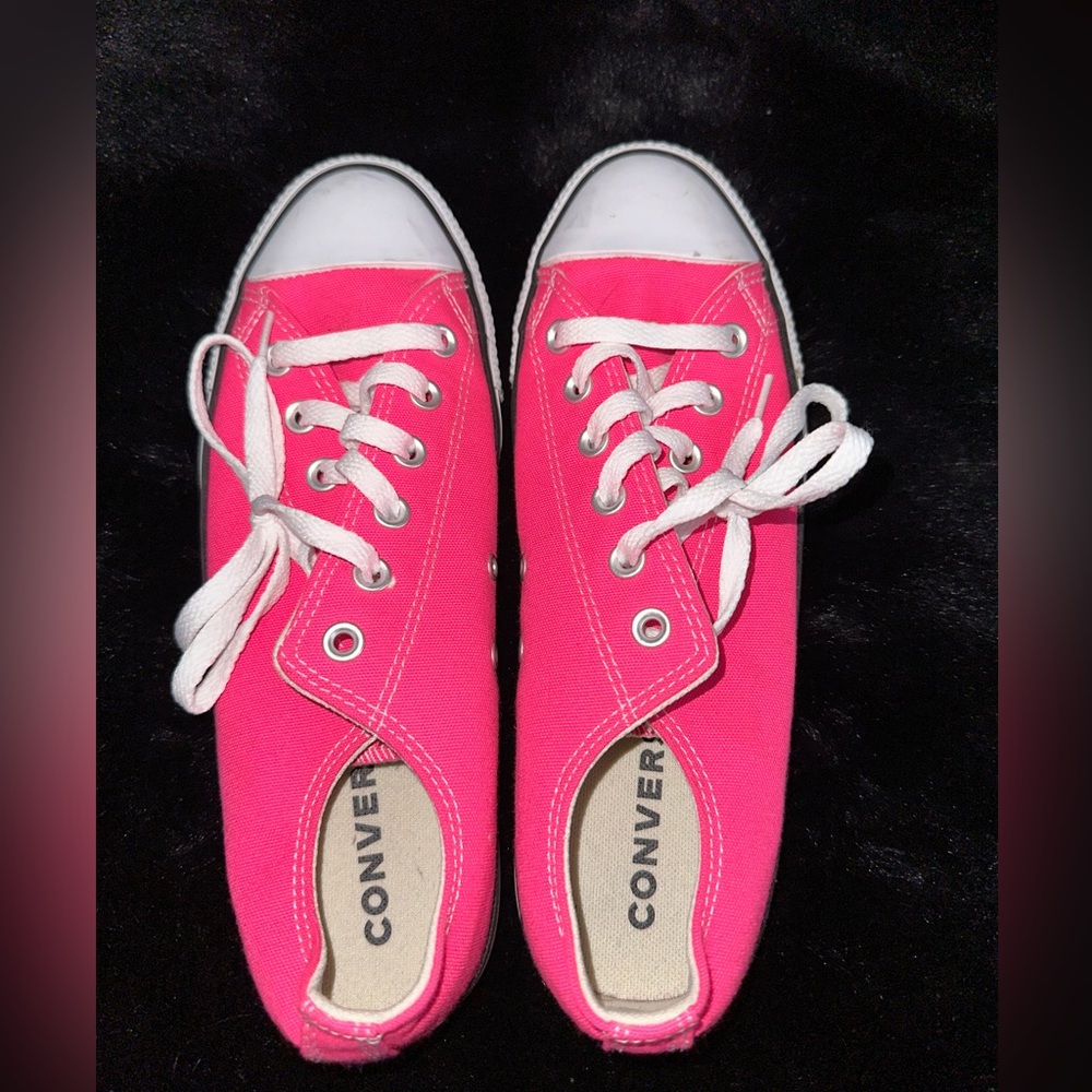 Neon Pink Converse
